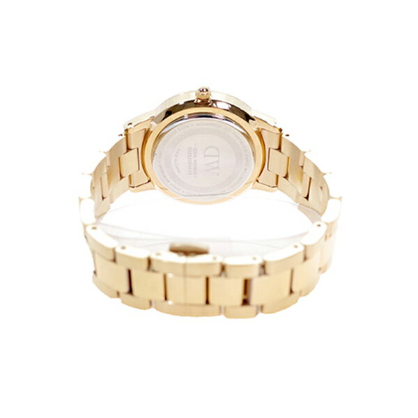 ダニエルウェリントン DANIEL WELLINGTON 腕時計 メンズ レディース DW00100210 Iconic Link 36mm クォーツ ブラック ローズゴールド
