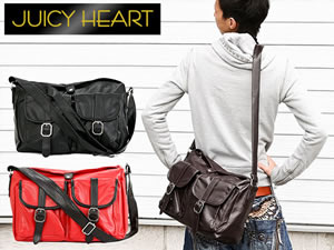 JUICY HEART ジューシーハート ショルダーバッグ A-10-4 ダークブラウン