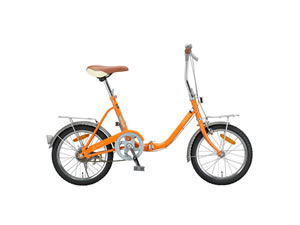 アラン ARUN 折畳 自転車 KY-16A-OR オレンジ【送料無料】