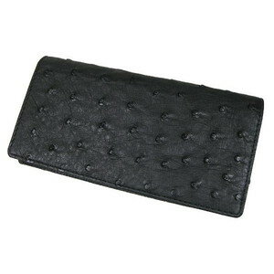 オーストリッチ 小銭入れ付き 束入れ 長財布 日本製【送料無料】