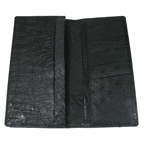 オーストリッチ 小銭入れ付き 束入れ 長財布 日本製【送料無料】