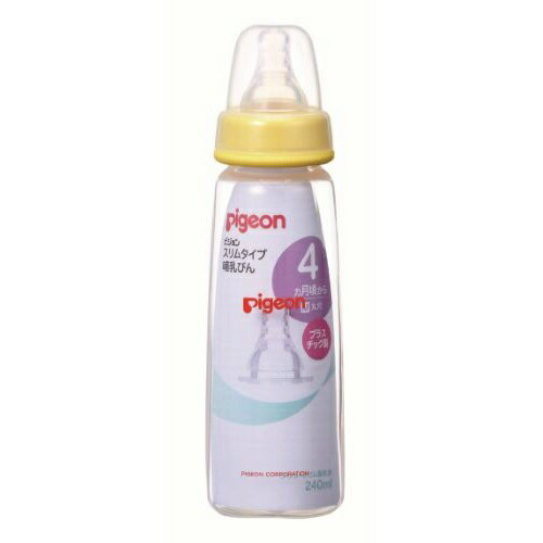 Breastfeeding, Feeding - ピジョン スリムタイプ哺乳びん プラスチック製 240ml