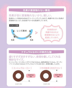 カラコン 度あり ミッシュブルーミン 1日使い捨て ワンデー 1箱30枚 1DAY カラーコンタクト コンタクト コンタクトレンズ(代引不可)【メール便配送】