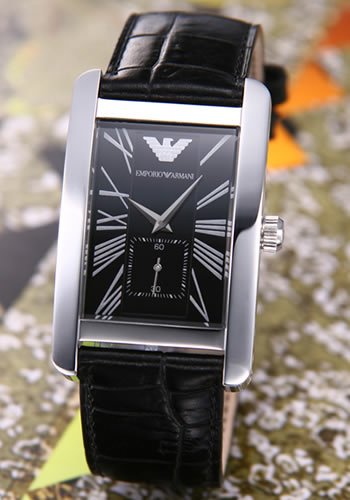 エンポリオアルマーニ EMPORIO ARMANI 腕時計 Square Classic(スクエア  ...