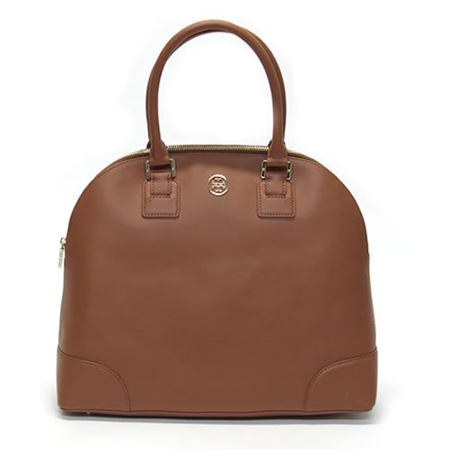 トリーバーチ ROBINSON DOME SATCHEL ロビンソン ドーム型 ハンドバッグ ブラウン ≪2013AW≫ 31139637 201 LUGGAGE【送料無料】