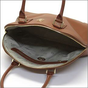 トリーバーチ ROBINSON DOME SATCHEL ロビンソン ドーム型 ハンドバッグ ブラウン ≪2013AW≫ 31139637 201 LUGGAGE【送料無料】