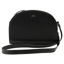 アーペーセー A.P.C. PXAWV-F61048 LZZ NOIR ハーフムーン ショルダーバッグ SAC DEMI LUNE【送料無料】