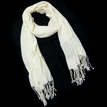 ファルチ FALCHI ストール 10SS-04 シルク／コットン White系
