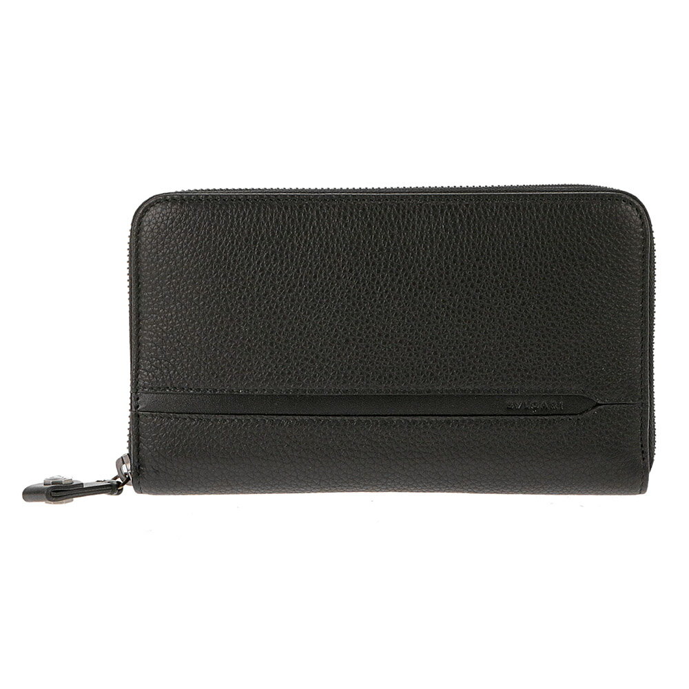 BVLGARI ブルガリ 36968 GRAIN/BLK 長財布 メンズ