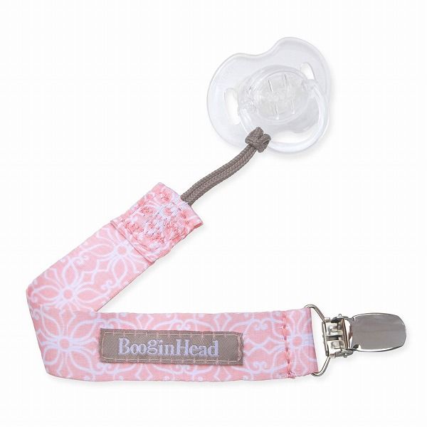 Boogin Head ブーギンヘッド おしゃぶりホルダー パーチー グリップ ロータスフラワー 1個