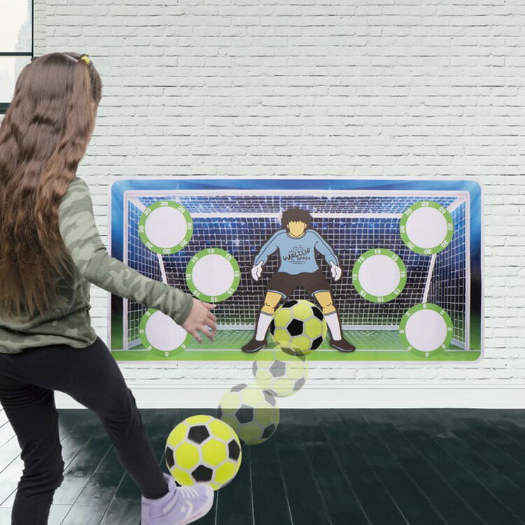 Wallup Games ウォールアップゲーム 貼るだけサッカー オン ザ ウォール 赤ちゃん ベビー ファミリー 子供 子ども 幼児 育児 キッズ通販 サッカー 用品 セール