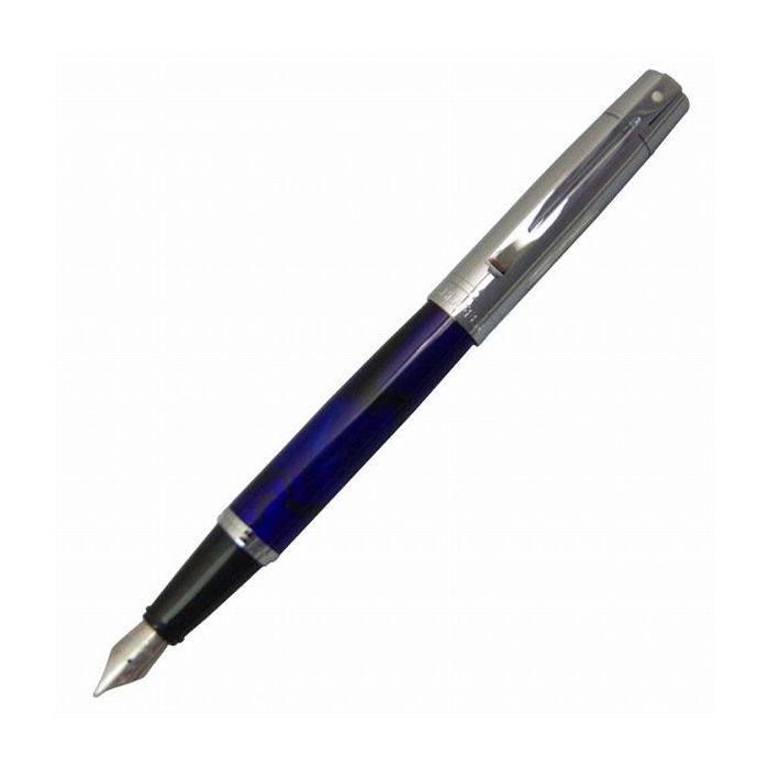 SHEAFFER シェーファー シェーファー300 マーブルブルー 万年筆 ペン先 M 中字 おしゃれ プレゼント 贈り物 祝い品【送料無料】
