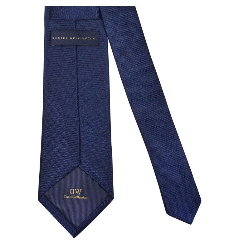 ダニエルウェリントン ネクタイ NAVY Daniel Wellington DW02500005/264528(代引不...