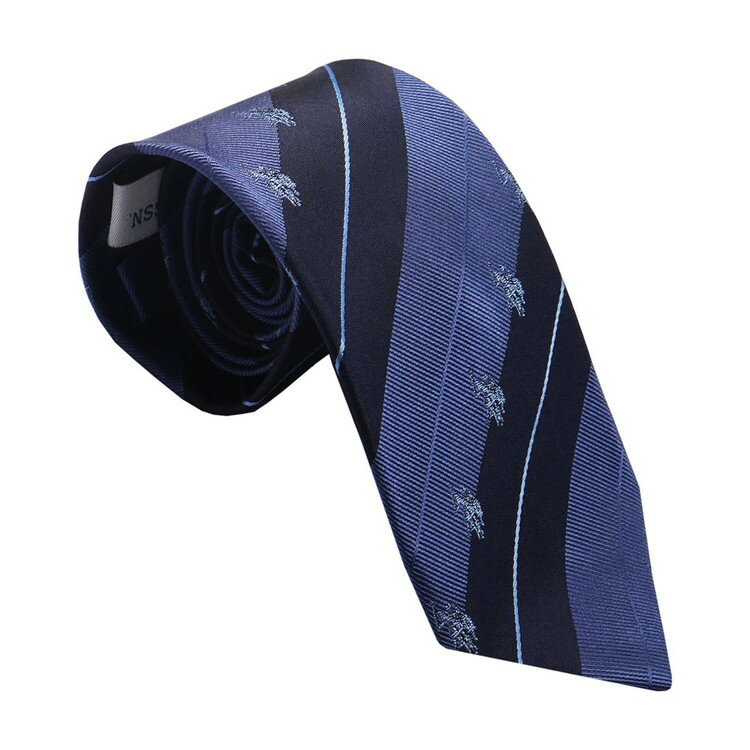 U.S.PORO ネクタイ シルク100% USPA-87 NAVY/BLUE(代引不可)【送料無料】