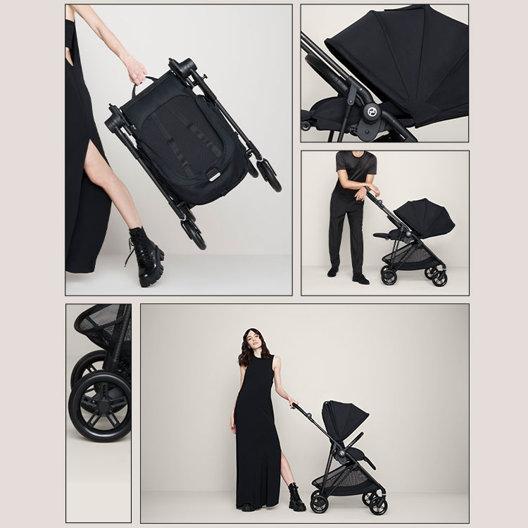 【メーカー2年保証】【正規販売店】 サイベックス ベビーカー melio Carbon 2025年モデル 軽量 Cybex メリオカーボン 赤ちゃん ベビー おしゃれ 北欧 A型 ベビーカ- 両対面式 軽い コンパクト(代引不可)【送料無料】