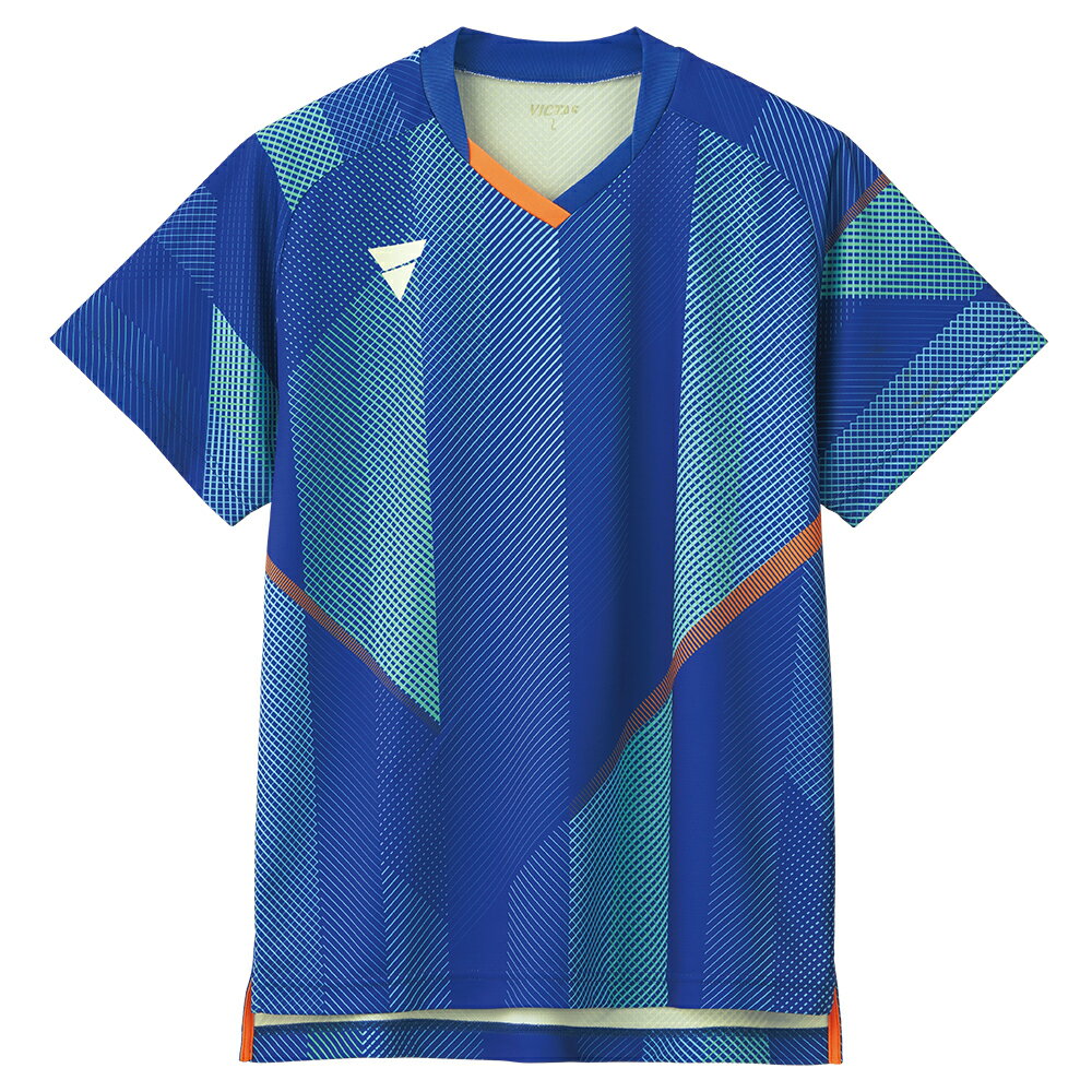 VICTAS 卓球ゲームシャツ V-GS203 男女兼用 031487 【カラー】ブルー 卓球【送料無料】