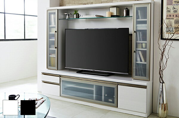日本製 おしゃれ テレビ台 テレビボード 壁面 幅180cm 高さ150cm 【国産 大川家具】木製