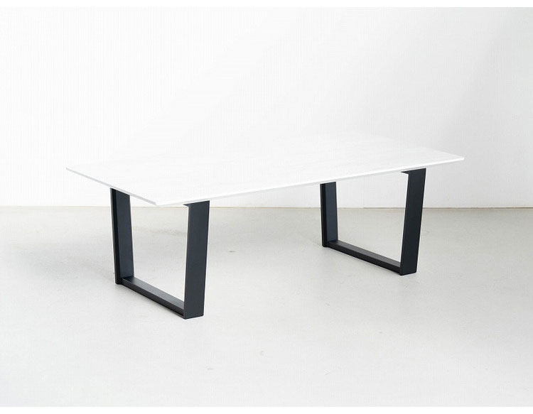 センターテーブル 幅120cm ローテーブル リビングテーブル コーヒーテーブル ソファテーブル ローデスク モダン 北欧 大理石柄 ブラック ホワイト(代引不可)【送料無料】 [2]