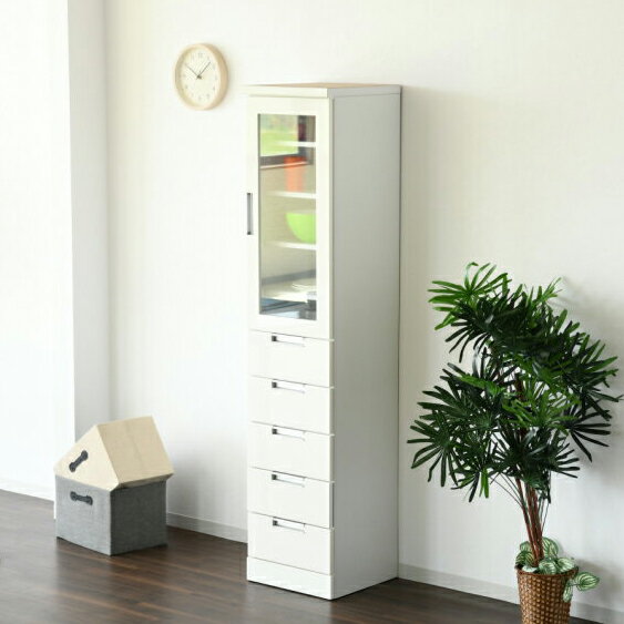 Wall Furniture - 隙間収納 すき間収納 幅30cm 奥行40cm 高さ180cm 【国産 完成品】 収納 スペースラック キッチン ランドリー(代引不可)【送料無料】