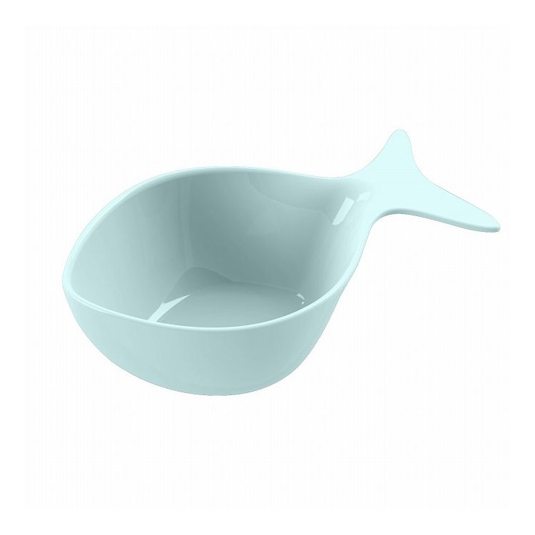 コースタルスカロップ フィッシュ型 ディップボウル 16cm アクア ターホン TarHong メラミン食器 16cm ..