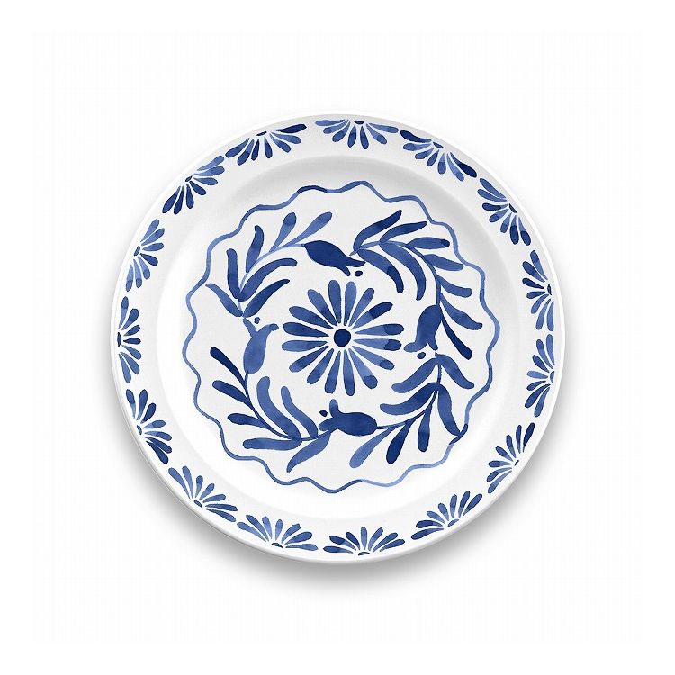 アズール サラダプレート 21cm ターホン TarHong メラミン食器 22cm 割れにくい おしゃれ 食洗機対応 プレート お皿 ワンプレート 可愛い 電子レンジ不可 食洗機対応(代引不可)