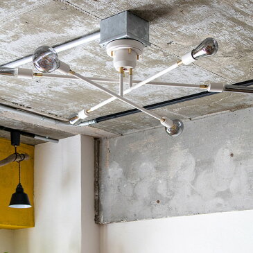 キムリック シーリングライト 照明付き ライト 6灯 キムリック スマートリモコン 対応 LED 対応 天井照明 インダストリアル(代引不可)【ポイント10倍】【送料無料】