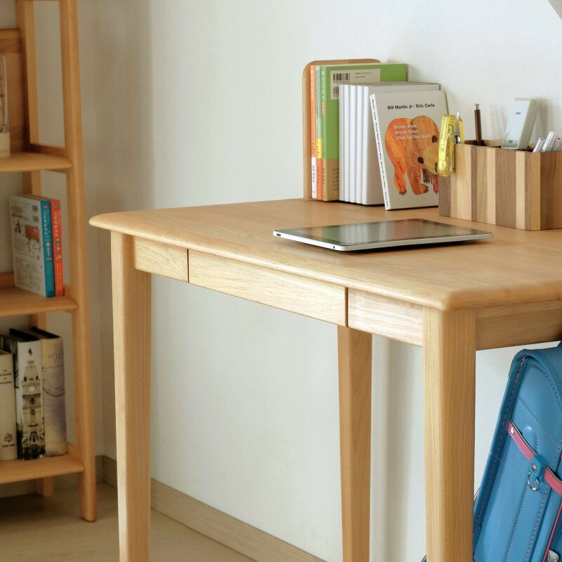一生紀 デスク 学習机 幅100 リビング学習 ダイニング学習 アルダー無垢材 北欧 木製 キッズデスク 子供部屋 ナチュラル コンパクト 勉強机 新学期 1年生 入学祝い 子供 ISSEIKI ERIS KIDS(代引不可)【送料無料】 [3]