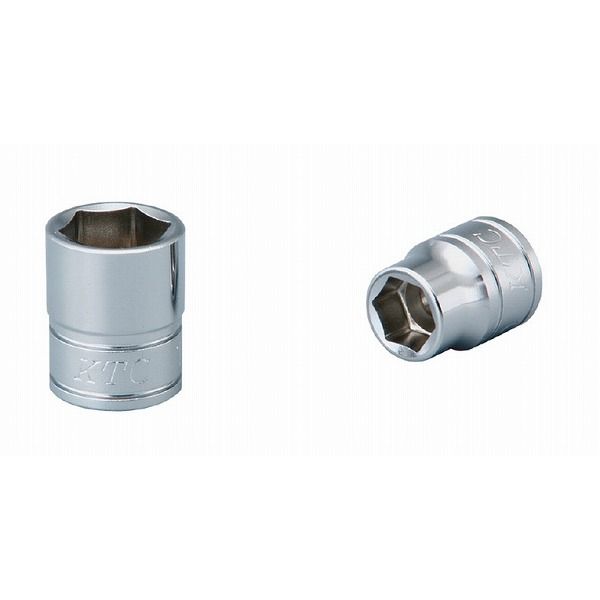 KTC 京都機械工具 B3-21-S (9.5SQ)ソケット (六角) (パック)(代引不可)(4)