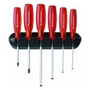 PB SWISS TOOLS ピービ—スイスツールズ マルチクラフト 6本組 ドライバーセット(プラス、マイナス) ホルダー付 6244(代引不可)...