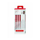 PB SWISS TOOLS ピービ—スイスツールズ 3本組 エレクトロ 絶縁マイナスドライバーセット ペーパーBOX入 5539CBB(代引不可)...