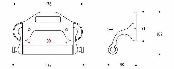 ゴーリキアイランド TPH CL トイレットペーパーホルダー 640300(代引不可)【送料無料】