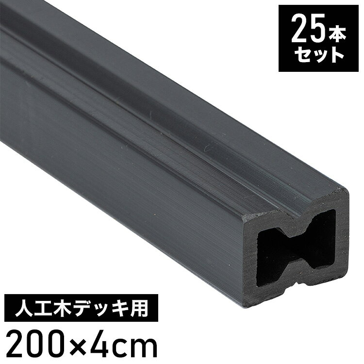 ■商品サイズ幅4 x 奥行200 x 高さ3cm■素材木粉：約60％ポリエチレン：約30％顔料・添加剤(炭酸カルシウム)：約10％■特徴DIYフロアデッキ用根太材 25本セット■備考当商品は部材カットを含めて、全てお客様組み立て・作業です。あらかじめご了承ください。■梱包サイズ〔5梱包〕幅15 x 奥行200 x 高さ4cm幅15 x 奥行200 x 高さ4cm幅15 x 奥行200 x 高さ4cm幅15 x 奥行200 x 高さ4cm幅15 x 奥行200 x 高さ4cm【代引きについて】こちらの商品は、代引きでの出荷は受け付けておりません。【商品配送時の注意点】こちらの商品は配送日時の指定ができません。あらかじめご了承下さい。【商品配送時の注意点】本商品は軒先渡しの商品となります。【送料について】北海道、東北、沖縄、離島は別途送料を頂きます。DIY 木材セット床板 6枚床板 12枚床板 18枚床板 24枚床板 30枚幕板 2枚幕板 4枚幕板 6枚幕板 8枚幕板 10枚コーナー材 2本コーナー材 4本コーナー材 6本コーナー材 8本コーナー材 10本ウッドデッキ用 根太材 6本ウッドデッキ用 根太材 12本ウッドデッキ用 根太材 18本ウッドデッキ用 根太材 24本ウッドデッキ用 根太材 30本フロアデッキ用 根太材 5本フロアデッキ用 根太材 10本フロアデッキ用 根太材 15本フロアデッキ用 根太材 20本フロアデッキ用 根太材 25本フロアデッキ用 根太材 30本束材 6本 高さ20cm束材 6本 高さ40cm束材 6本 高さ60cm