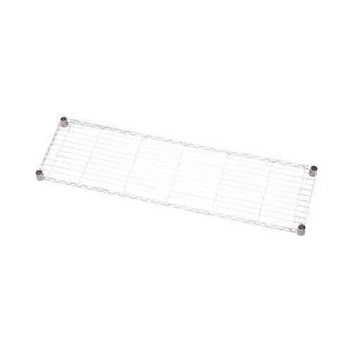【商品詳細】●メタルシェルフ専用の棚板です。●間口(mm):1200●奥行(mm):360●高さ(mm):40●支柱径(mm):25●長さ(mm):40●均等積載量(kg/段):75●幅(mm):1200●適合ポール径(mm):25●スチール●表面処理:クロムメッキ仕上げ生産国：中国重量：1.61kg【代引きについて】こちらの商品は、代引きでの出荷は受け付けておりません。【送料について】北海道、沖縄、離島は送料を頂きます。【商品配送時の注意点】こちらの商品は配送日時の指定ができません。あらかじめご了承下さい。