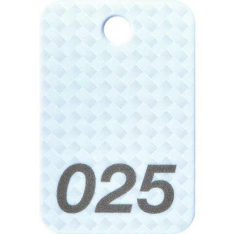 OP 番号札 四角 大 番号入リ1~25 白 (25枚入) BF80WH(代引不可)