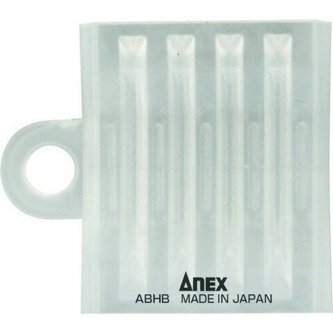アネックス 5本組ビットホルダー クリアホワイト ABHB5CW(代引不可)