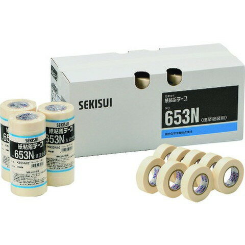 積水 和紙粘着テープ#653N 80X18(1パック=1巻入) K653N24(代引不可)