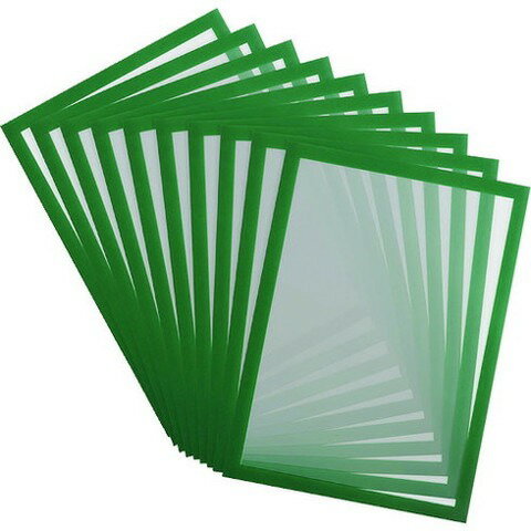 tarifold PVCマグネットフレームA4用 10枚入リ グリーン 195235(代引不可)【送料無料】