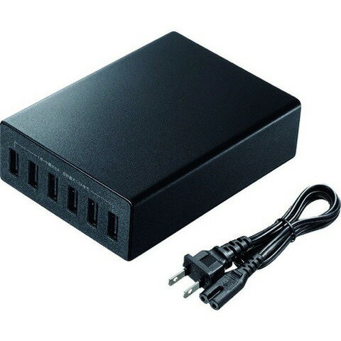 サンワサプライ USB充電器 ACAIP67BK(代引不可)【送料無料】