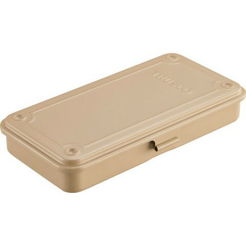 TRUSCO トラスコ トランク型工具箱 203X109X35 ライトサンド T19LS(代引不可)