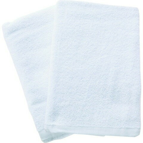 Towel - TRUSCO トラスコ バスタオル 白 60X120cm 2枚入 BTW700(代引不可)