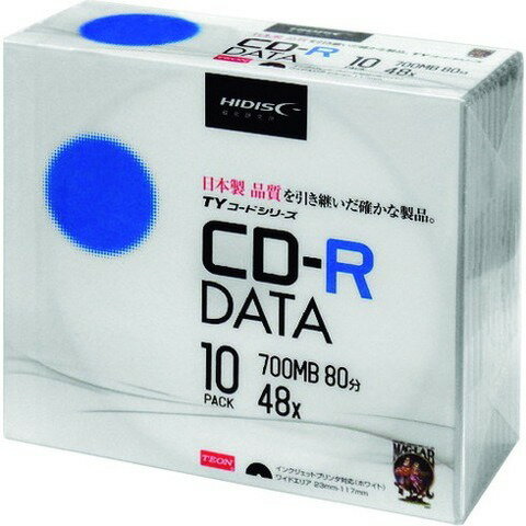 ハイディスク CD-R 10枚スリムケース