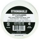 ストロングホールド StrongHoldビニールテープ 一般用途用 白 幅19.1mm 長さ20m ST17-075-66WH ST1707566WH(代引不可)