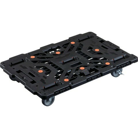Rakuten - TRUSCO トラスコ 連結式樹脂製平台車 ビートル 900X600 自在5輪 内2輪ストッパー付 BT900J5S2E100(代引不可)【送料無料】