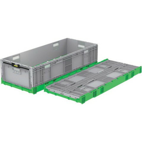 サンコー 折リタタミコンテナーオリコン 560950 EP123B グリーン/ライトグレー 56095000GRGL(代引不可)..