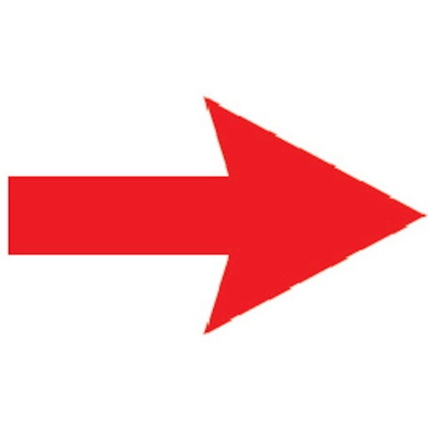 【商品詳細】●ドアにテープで簡単に貼り付けできます。●ドア用貼り付けプレートとして。●取付仕様：粘着シール●縦(mm)：60●横(mm)：40●色：ホワイト地●表示内容：矢印●取付方法：貼付タイプ(裏面テープ付)材質／仕上●硬質塩ビ（PVC樹脂）注意●ご購入時には保護シールが付いています。ご使用の際はシールをはがして使用してください。JANコード 4550414214648【代引きについて】こちらの商品は、代引きでの出荷は受け付けておりません。【送料について】北海道、沖縄、離島は送料を頂きます。