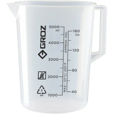 GROZ オイル用ビーカー 5000ML JUG5000G(代引不可)