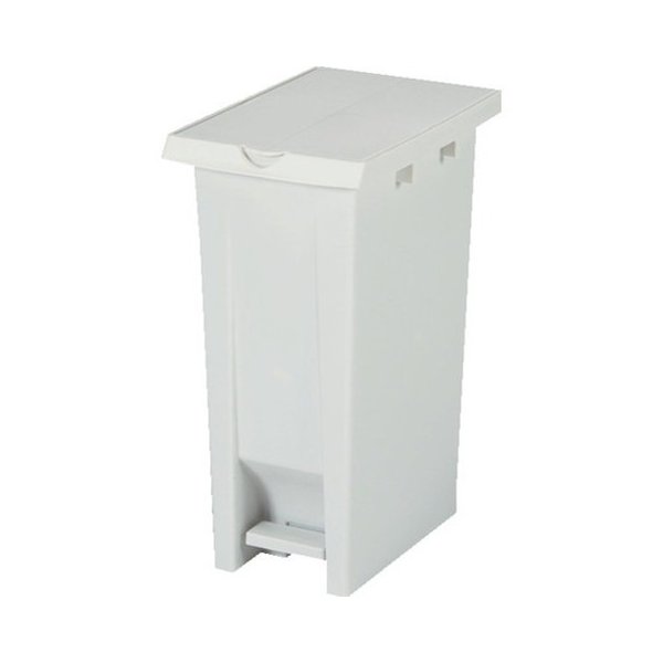 E-CON ペダル式ダストボックス 808344 2枚フタ37ホワイト 80834401WHGL(代引不可)