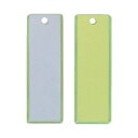 TRUSCO トラスコ 掛名札 3x90x28mm 蛍光イエロー/クリア TKT1(代引不可)
