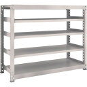 TRUSCO トラスコ M3型中量棚 1500X571XH1200 5段 単体 ネオグレー M34565 組立品 組立設置不可(代引不可)【送料無料】(3)