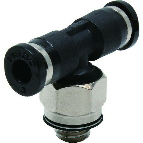 ピスコ チューブフィッティングミニ ティーチューブ3ネジM5色M PB3M5M(代引不可)